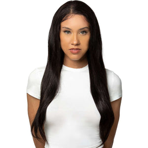 Bare Beauty Human Hair Wig With T Part Lace Straight 24 Inch Natura Artistry of Techniques Inc Hair Extensions