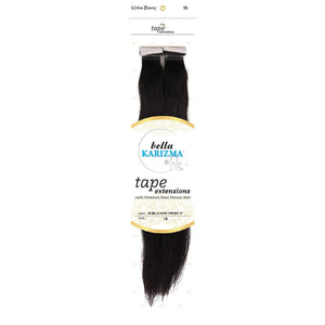 Human Hair Bella Karizma Tape Hair Extension 18 Inch 1B