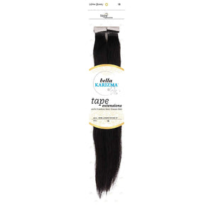 Human Hair Bella Karizma Tape Hair Extension 22 Inch 1B