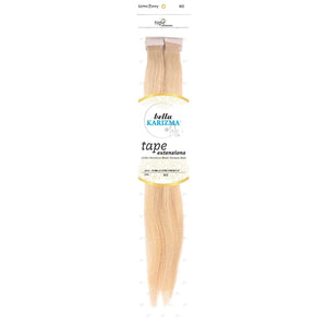 Human Hair Bella Karizma Tape Hair Extension 24 Inch 613