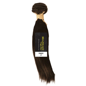 Brazillian Human Hair Straight 18 Inch Natural Color