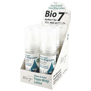 By Natures Bio7 Shine Hold Foam Wrap Lotion 1.7 Oz