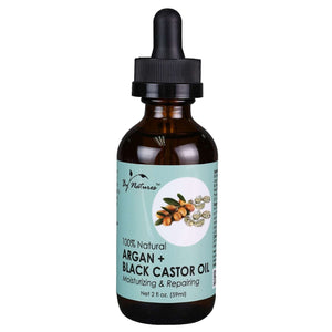 By Nature 100% Natural Argan Black Castor Oil