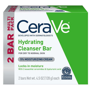 Cerave Hydrating Cleanser Bar Twin Pack