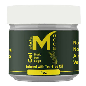 Mocca Healthy Braiding Loc And Twist Gel Tea Tree 4 Oz