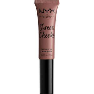 NYX  Sweet Cheeks Soft Cheek Tint Blush Mousse 01 - Nudetude 0.40 Fl Oz