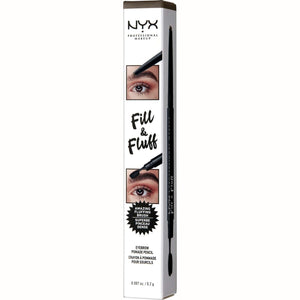 NYX  Fill  Fluff Eyebrow Pomade Pencil 05 - Ash Brown 0.007 Oz