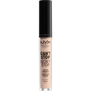 NYX  Cant Stop Wont Stop Contour Concealer 1.5 - Fair 0.11 Fl Oz