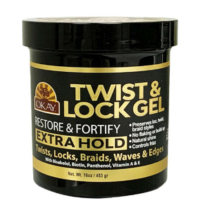 Okay Twist And Lock Gel- Restore And Fortify- Extra Hold