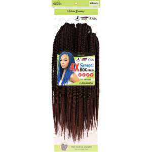 4X Senegal Box Braid Multi Pack-Mt1B30