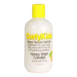 Curly Kids Honey Wash Condish 8 Oz