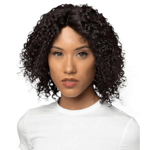 HUMAN HAIR WIG BOHEMIAN CURL-#NATURAL COLOR