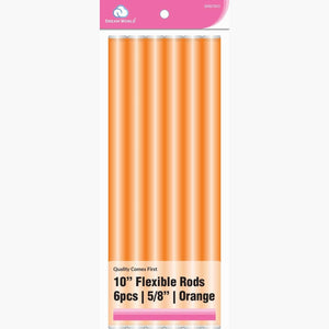 Brittny Rod Flex 10 Orange 6Ct - 0.625