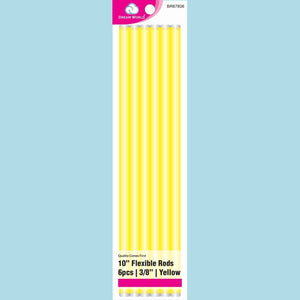 Brittny Rod Flex 10 Yellow 6Ct - 0.375