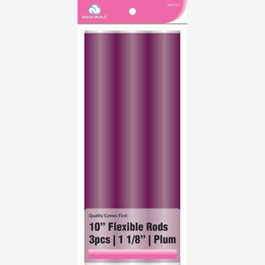 Brittny Rod Flex 10 Plum 3Ct - 1.125