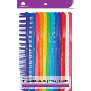 Brittny Bulk 9  Unbreakable Comb  Assorted