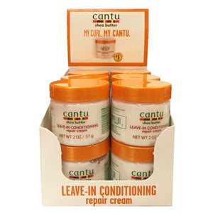 Cantu Shea Butter Leave-In Conditioning Repair Cream 12 Piece Display (2oz)