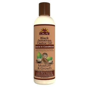 Okay Black Jamaican Castor Oil Moisturizing Growth Leave-Inconditioner