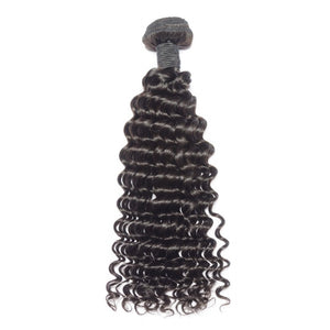 Brazillian Human Hair Pineapple Deep Wave 10 Inch Natural Color